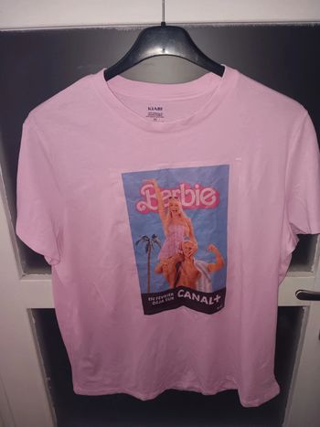 T-shirt rose taille m Barbie x Canal+ édition limitée