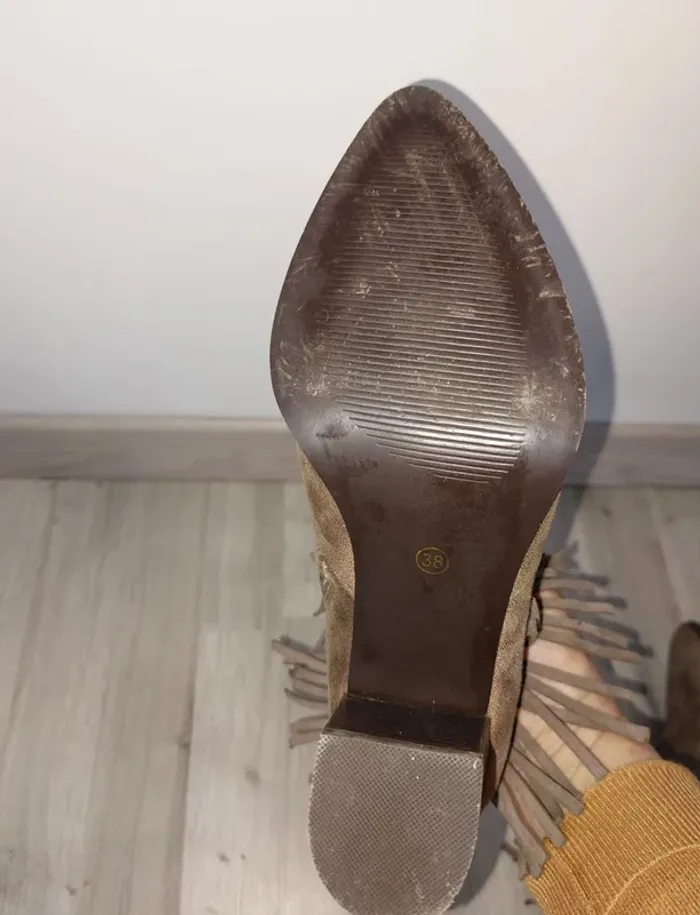 Bottines Marron 100% cuir - photo numéro 6