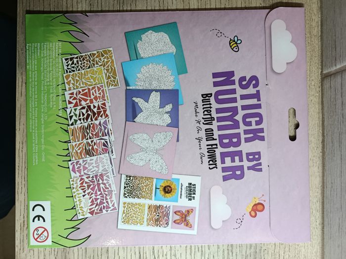 Mosaïque par numéros papillons et fleurs - photo numéro 2