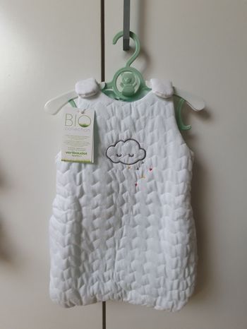 Ensemble prématurés : gigoteuse, bonnet, moufles chaussons