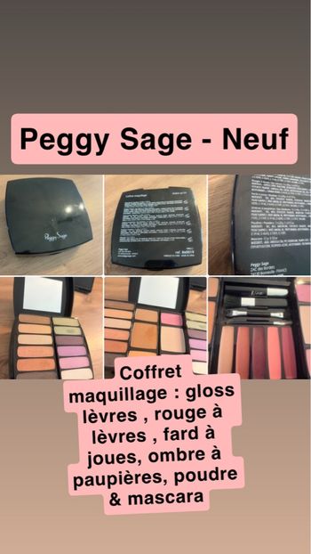 Palette maquillage Peggy Sage