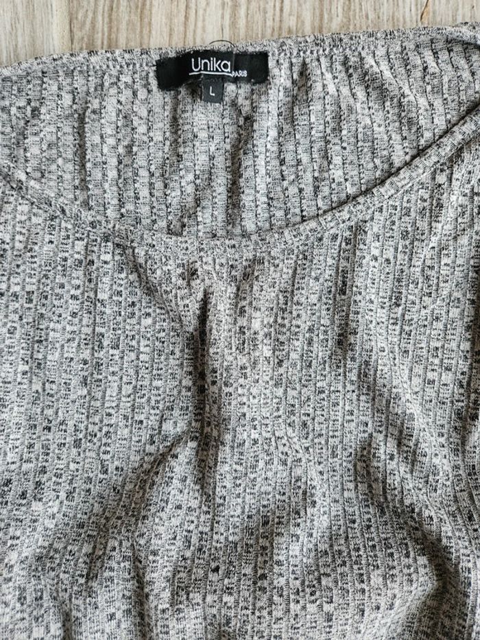 Pull manches évasés taille L - photo numéro 4
