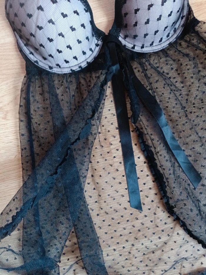 Nuisette noire dentelle 95C (95 C) - photo numéro 9
