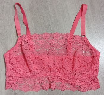 Soutien gorge bandeau dentelle 100E