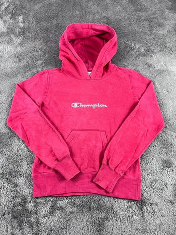 Pull sweat à capuche rose Champion Taille S