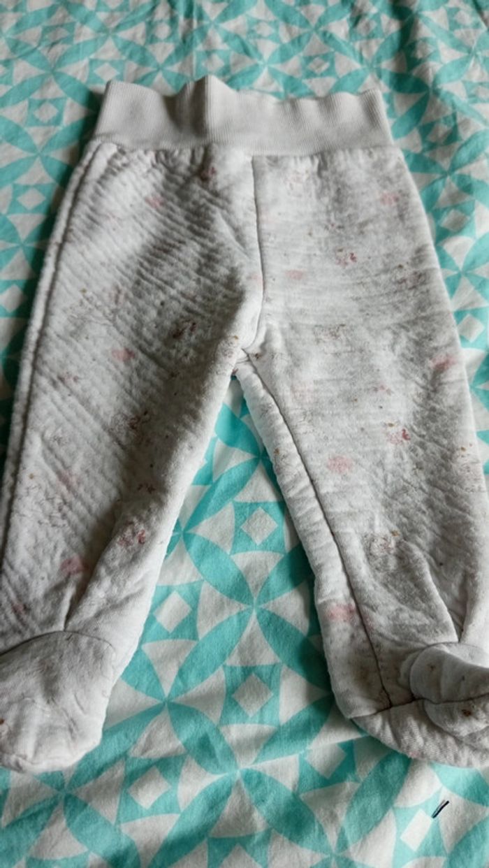 Pantalon avec pied 6 mois fille