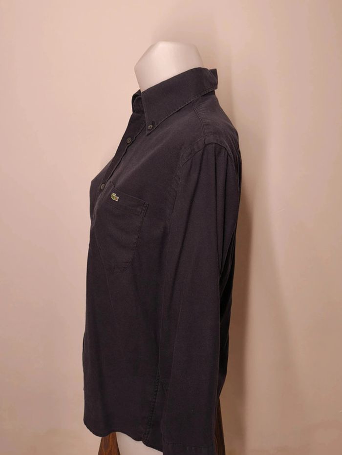 Chemise Lacoste Femme Taille 38 Bleu - photo numéro 4