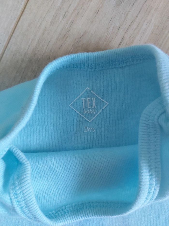 Lot de 2 bodies manches courtes garçon Tex 3 mois (78) - photo numéro 6