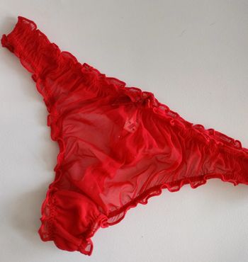 String rouge NEUF soleil sucré