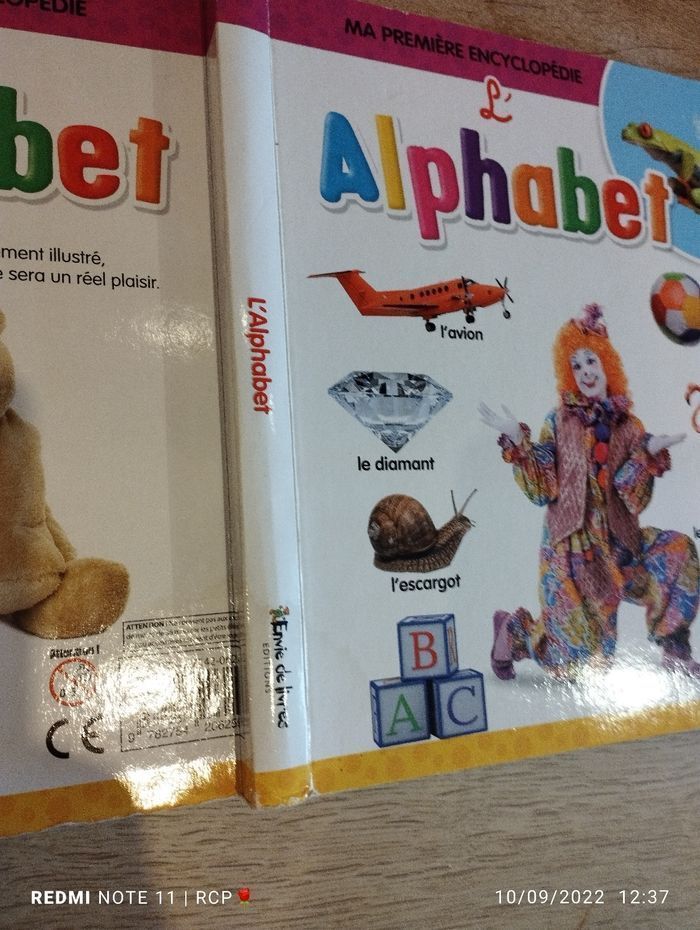 Livre  alphabet - photo numéro 7