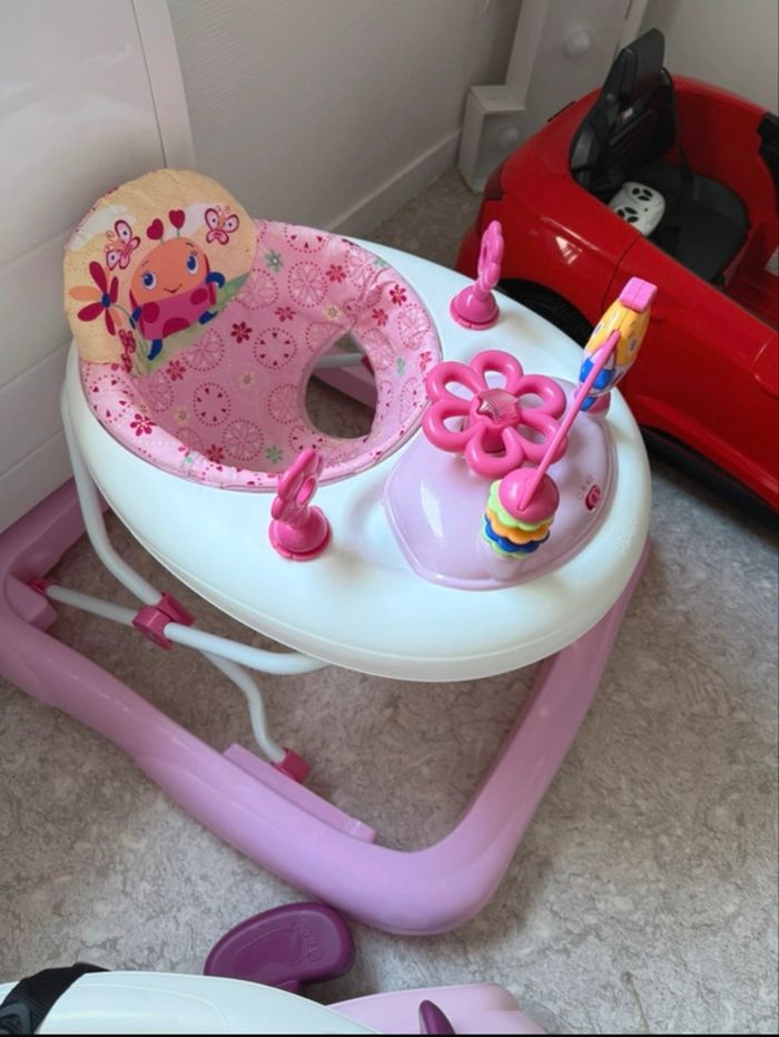 Trotteur Fille rose - photo numéro 4