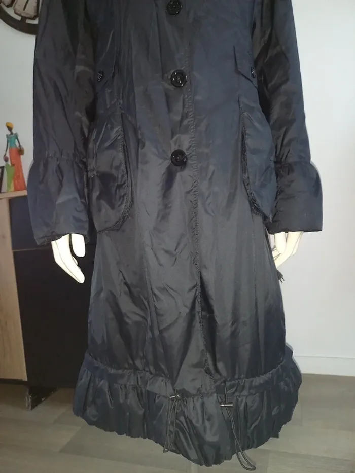 Long manteau noir T.40 - photo numéro 4