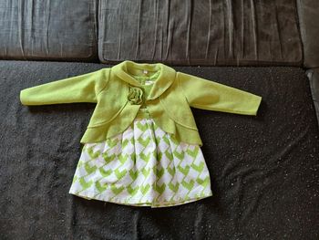 Ensemble robe/gilet 18 mois fille