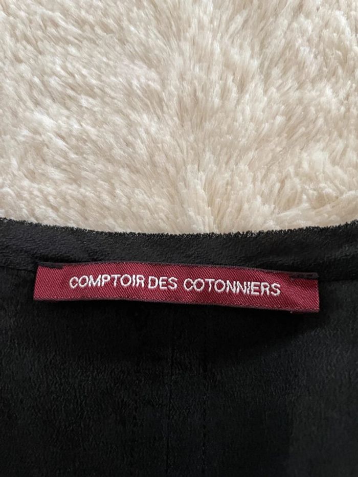 Blouse soie noire Comptoir des cotonniers 38 - photo numéro 4
