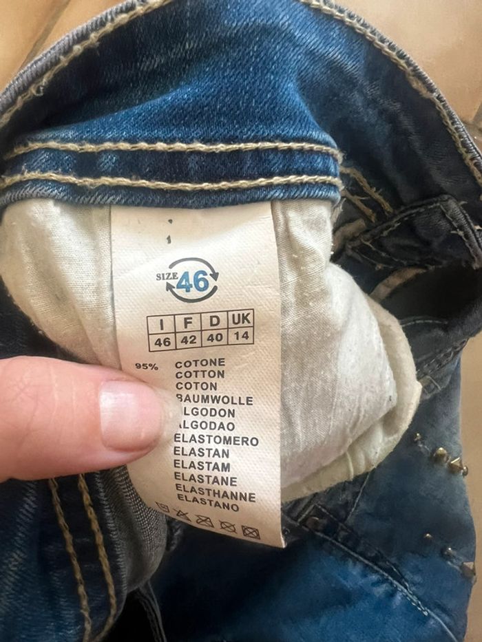 Jupe en jean smagli taille 42 - photo numéro 4