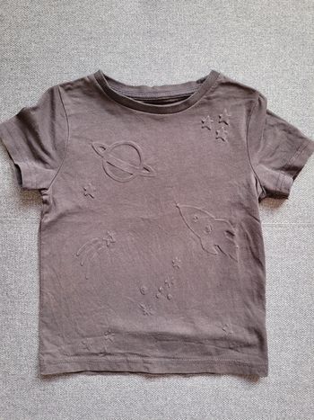 T shirt noir galaxie 3 ans kiabi