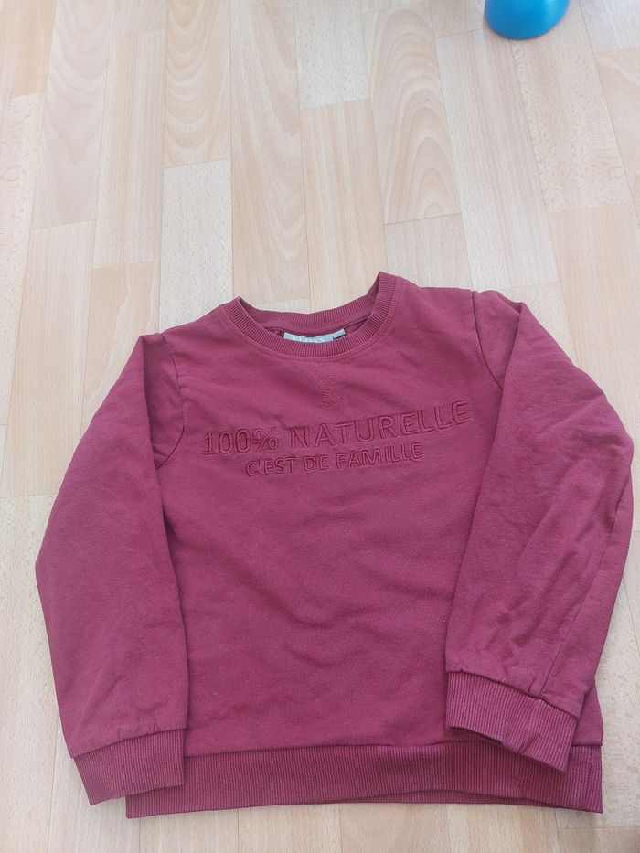 Sweat fille 100% naturelle