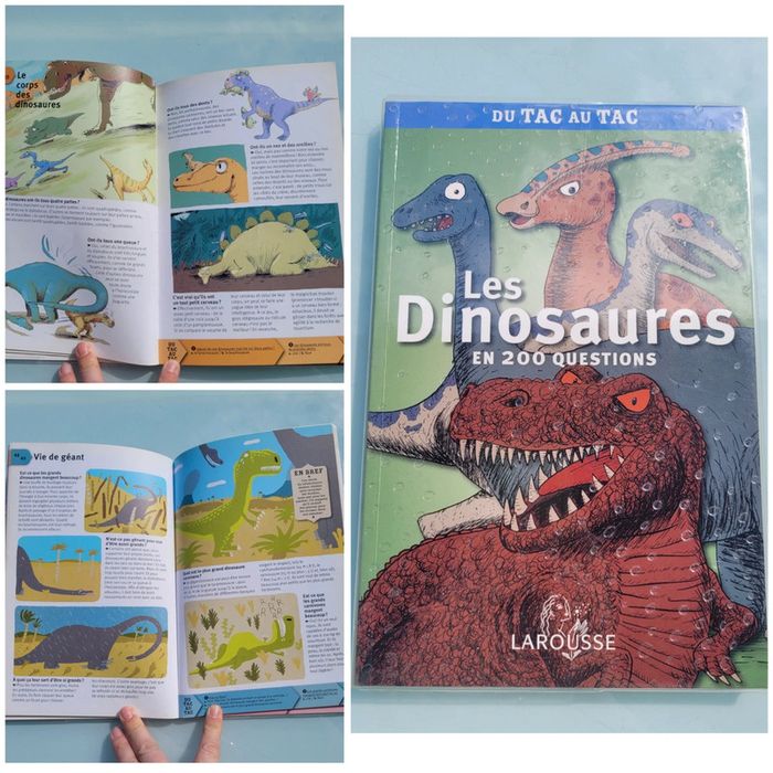 Du Tac au tac, livre Les Dinosaures en 200 Questions