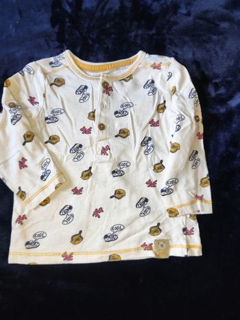 T shirt manches longues, pull fin creeks 9 mois 