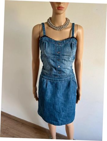 Robe bleue en jean Jacqueline Riu taille 36 TBE