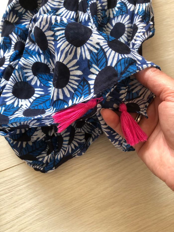 Ensemble robe été avec foulard assorti - photo numéro 4