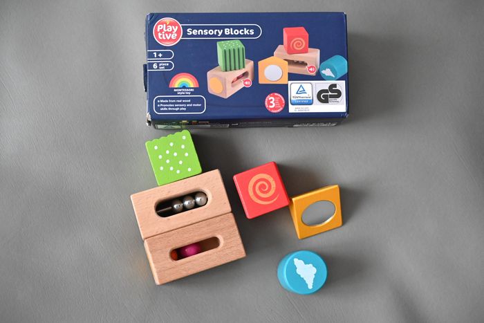 Playtive Sensory Blocks - Montessori style toy - sensoriek-bouwstenen