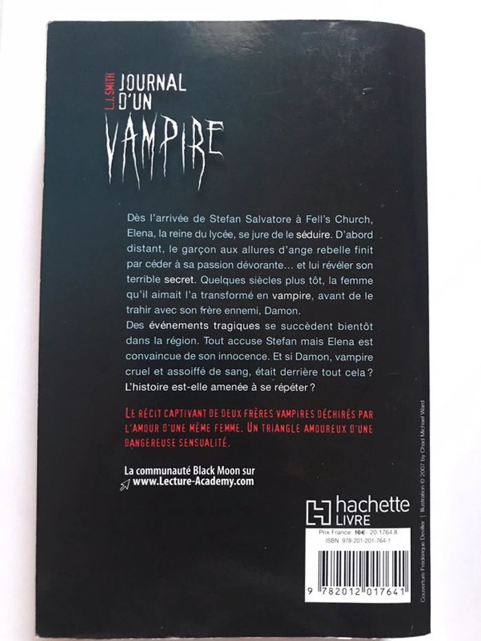 Livre « Journal d’un vampire » de L. J. Smith - photo numéro 3
