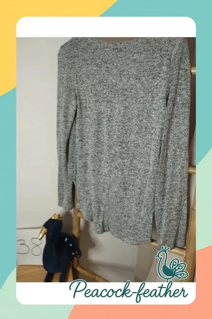 Haut pull gris Jennyfer 38 - photo numéro 7