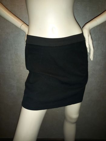 jupe noire mango taille 38