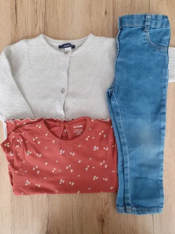 Ensemble okaidi/kiabi 2ans