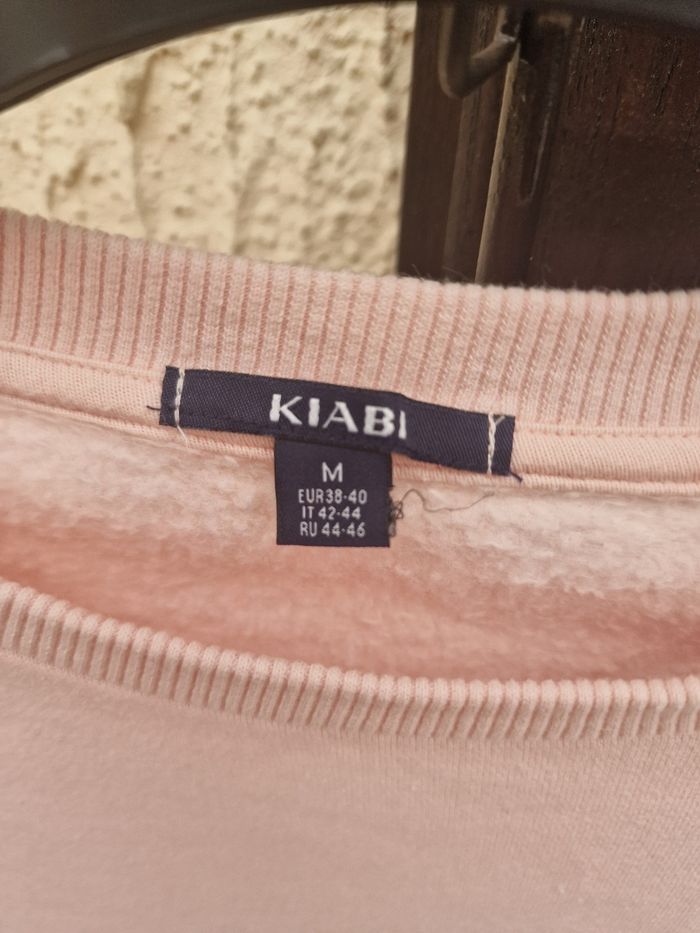 Sweat kiabi rose taille 38 - photo numéro 2