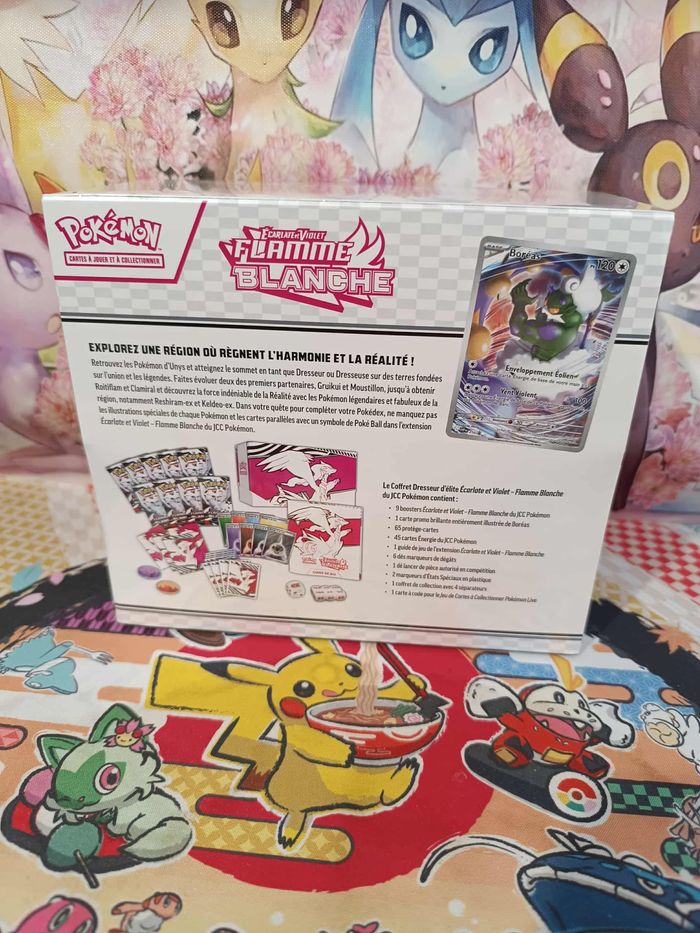 EV10.5 - Coffret Dresseur d'Élite (ETB)  Flamme blanche - photo numéro 4