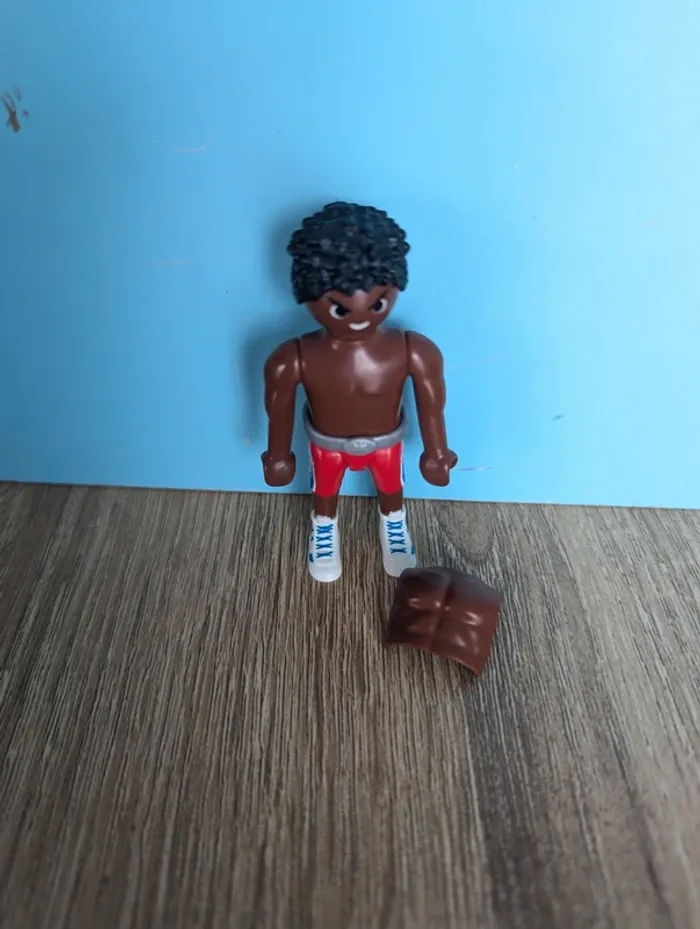 Figurine playmobil boxeur - photo numéro 3