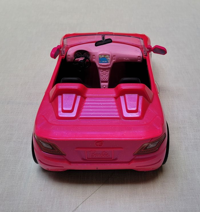 Barbie Voiture Cabriolet Rose pour poupée - photo numéro 9