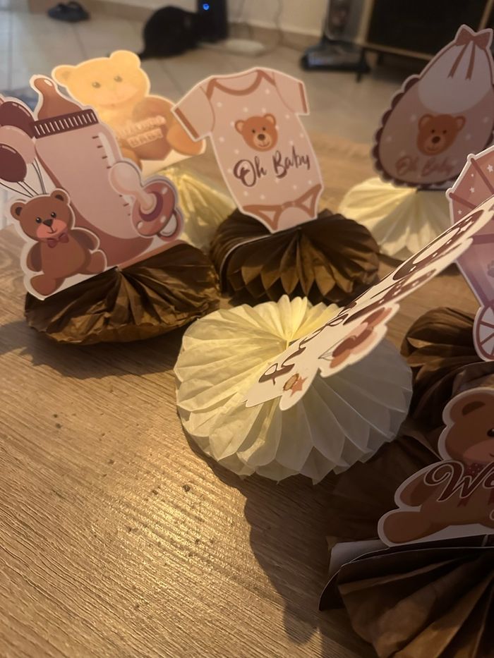 Décoration de table baby shower - photo numéro 3