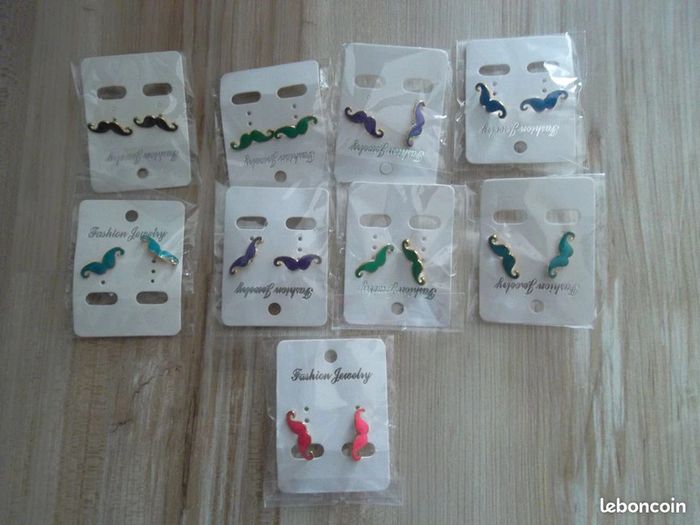 Lot de 9 paires de boucles d'oreilles