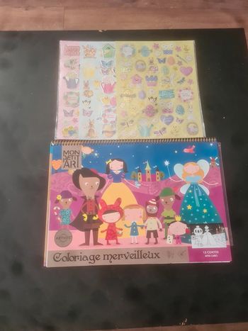 Coloriage merveilleux + 190 stickers