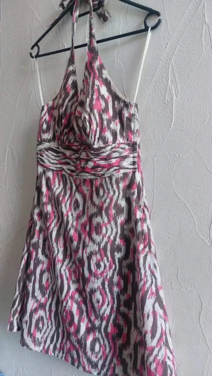Tunique dos nu colorée à motifs Taille 38 - photo numéro 2