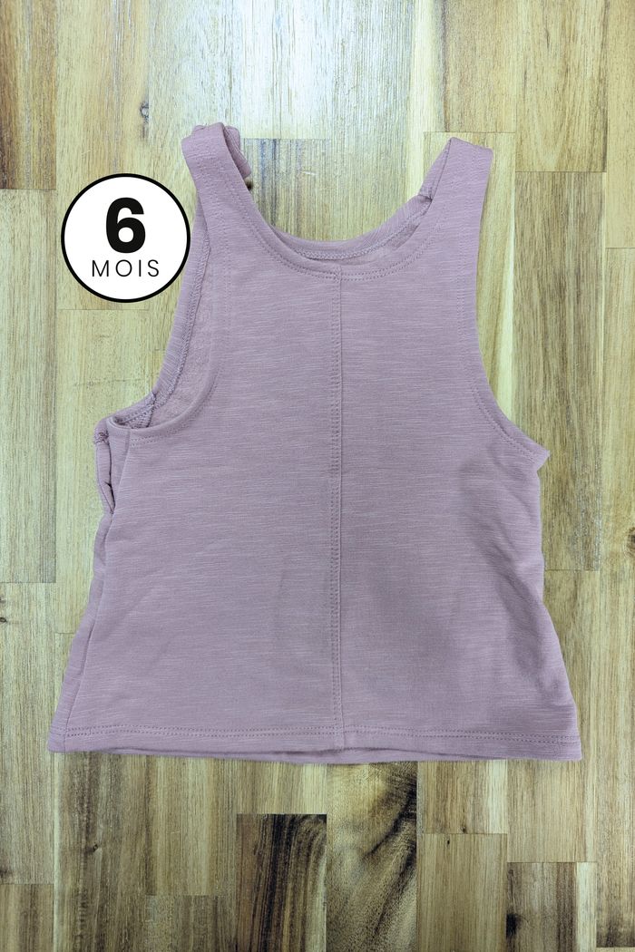 Robe à bretelles rose - Tex bébé fille 6 mois - photo numéro 2