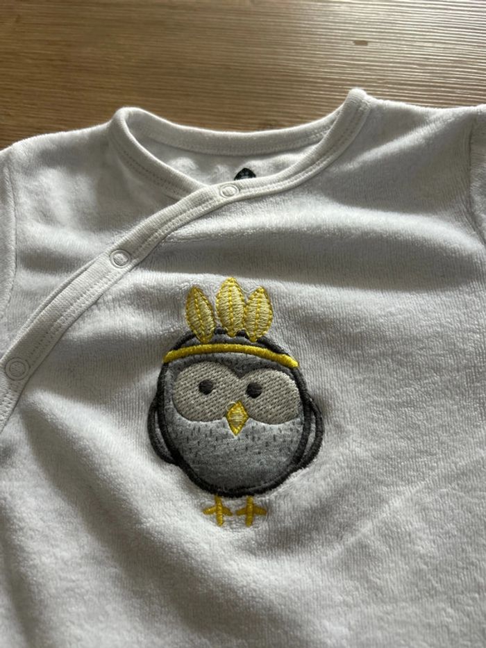 Pyjama blanc mixte oiseau - photo numéro 3