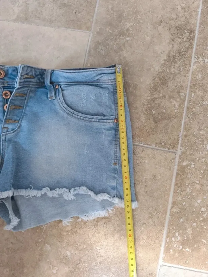 Mini short Femme en Jean Tommy Hilfiger Taille FR40 - photo numéro 5