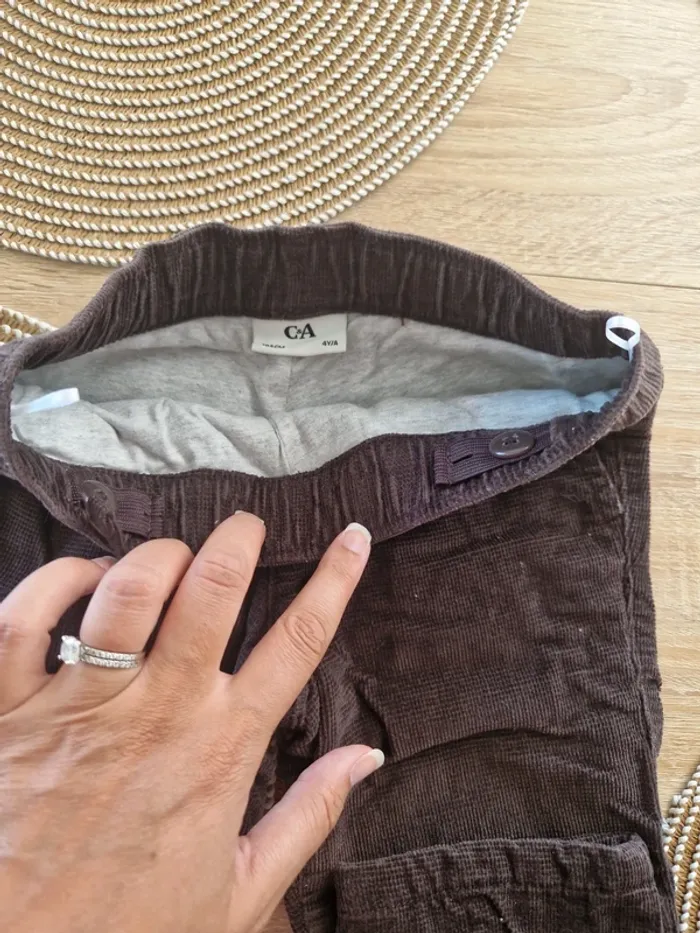 Pantalon velour doublé - photo numéro 2