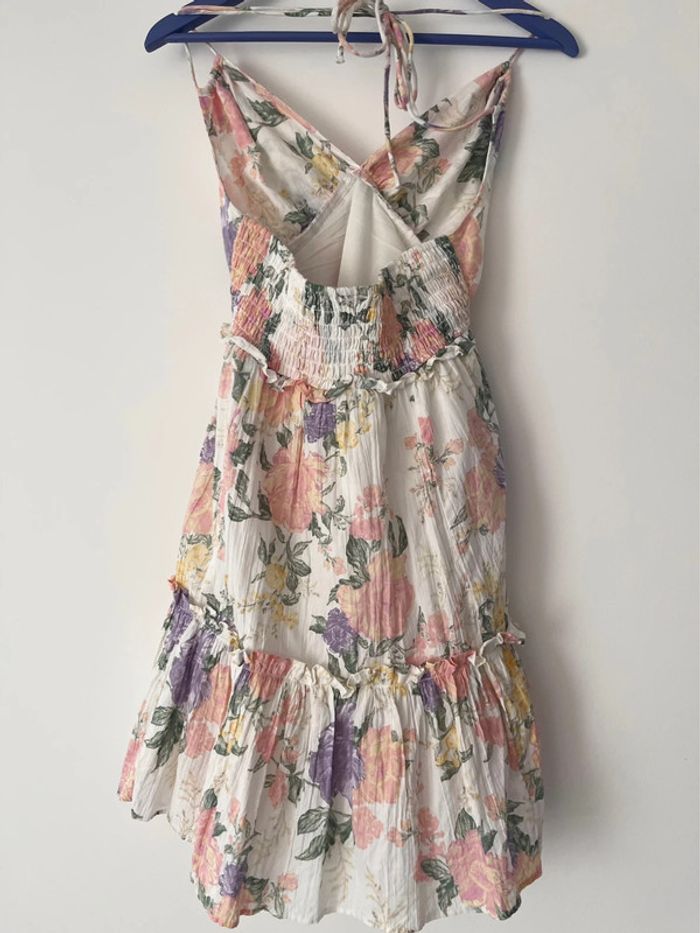 Robe dos nu tour de cou évanescente à fleurs Divided de chez H&M - photo numéro 4