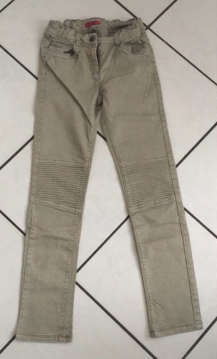 Pantalon skinny Tape à l’Oeil kaki 12 ans