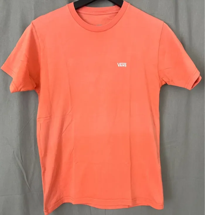 T shirt vans orange taille s
