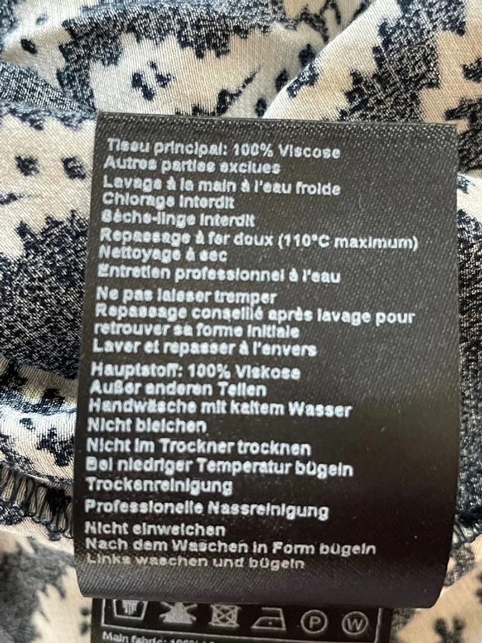 Somptueuse chemise bleu nuit Oggy Ba&sh 1 - photo numéro 7