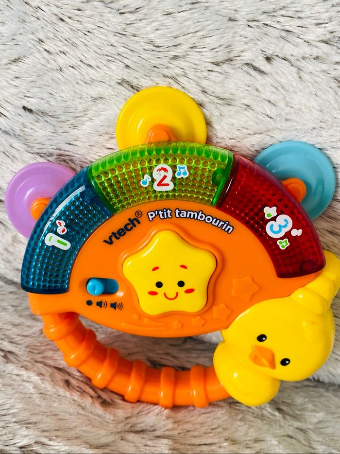 Jouet éveil musical p’tit tambourin Vtech - photo numéro 2