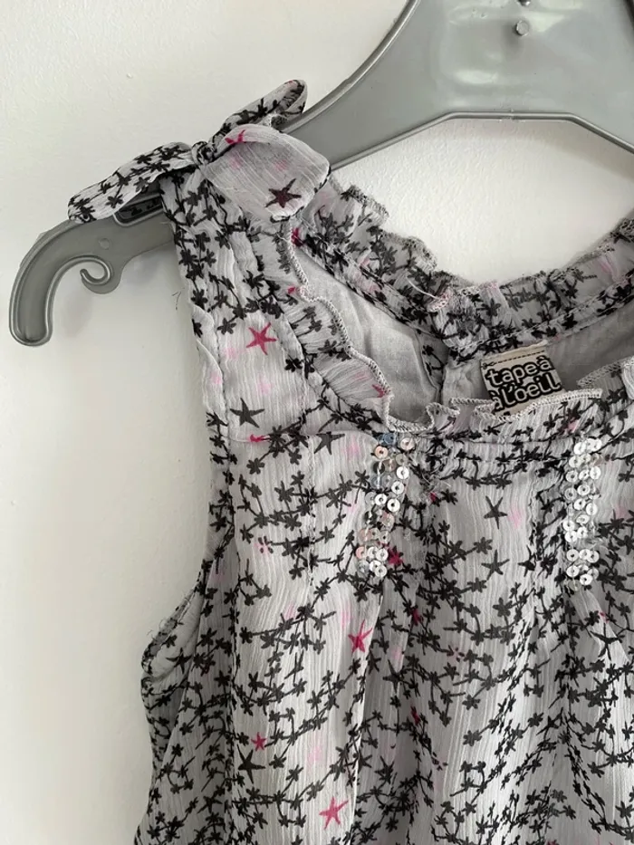 Robe tunique tape à l’œil grise - photo numéro 2