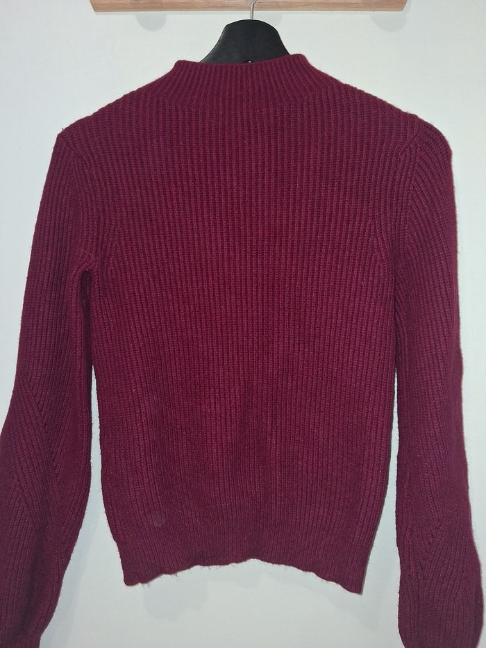 Pull femme bordeaux - photo numéro 4
