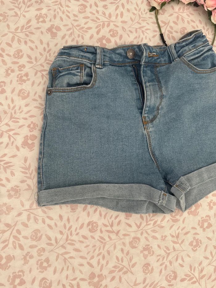 Short en jean fille de 12 ans de kiabi - photo numéro 2
